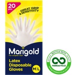 Marigold Latex Disposable Gloves (20 Piece)